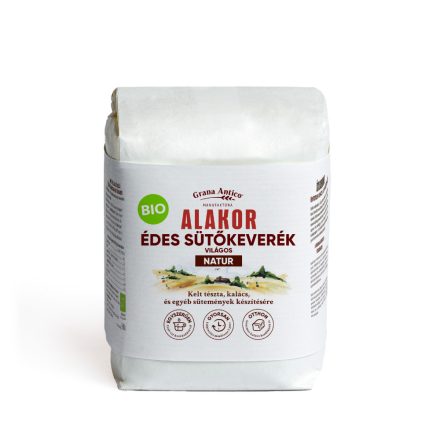 Alakor édes sütőkeverék, világos, natúr 330g BIO
