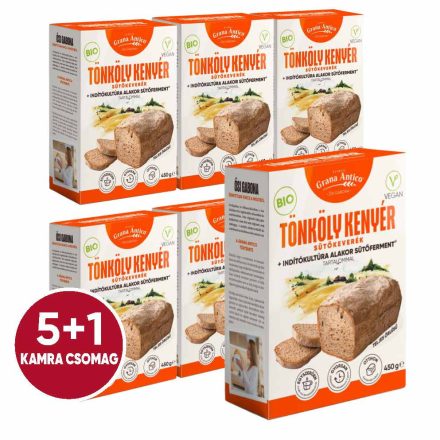  Tönköly kenyér sütőkeverék, teljes őrlésű, Kamra Csomag 5+1 BIO